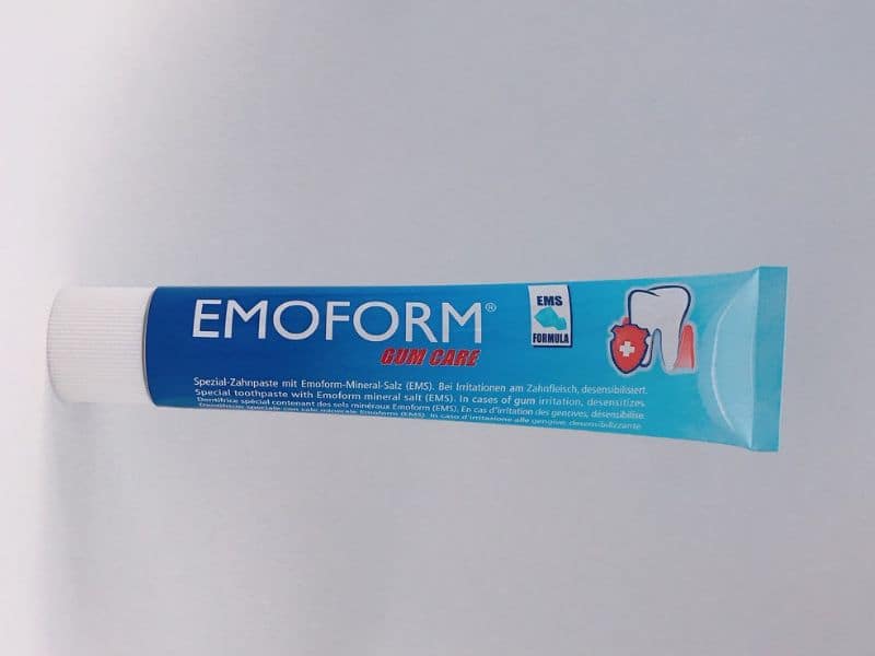 Kem đánh răng Emoform phục hồi và tái tạo nướu, lợi bị tổn thương