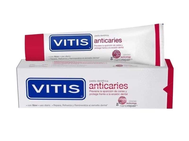 Kem đánh răng Vitis Anticaries có Fluor ngăn ngừa sâu răng