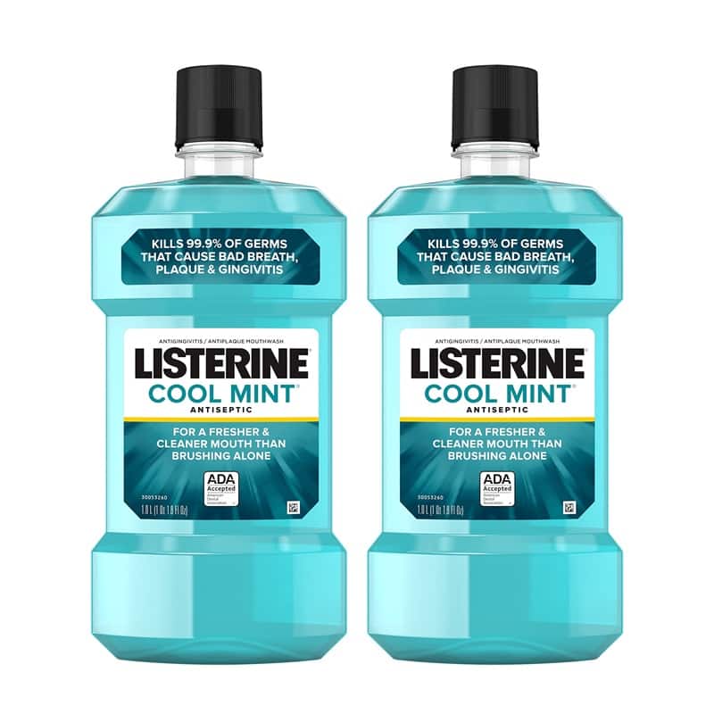 Nước súc miệng Listerine Cool Mint trị sâu răng
