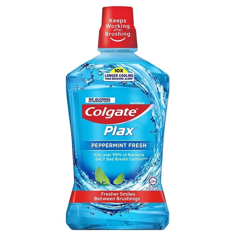 Nước súc miệng Colgate Plax Peppermint Fresh trị sâu răng