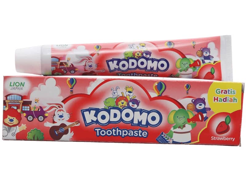 Kem đánh răng Kodomo nuốt được cho bé