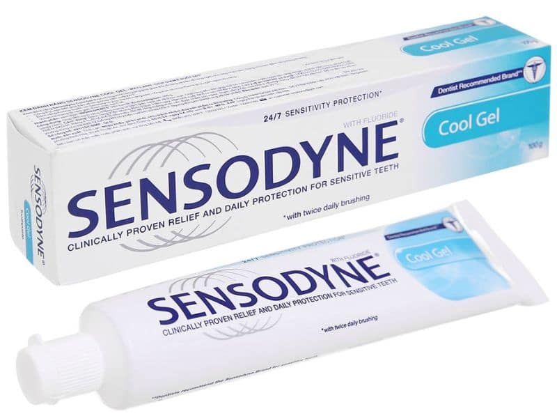 Kem đánh răng Sensodyne Cool Gel khắc phục chứng ê buốt răng