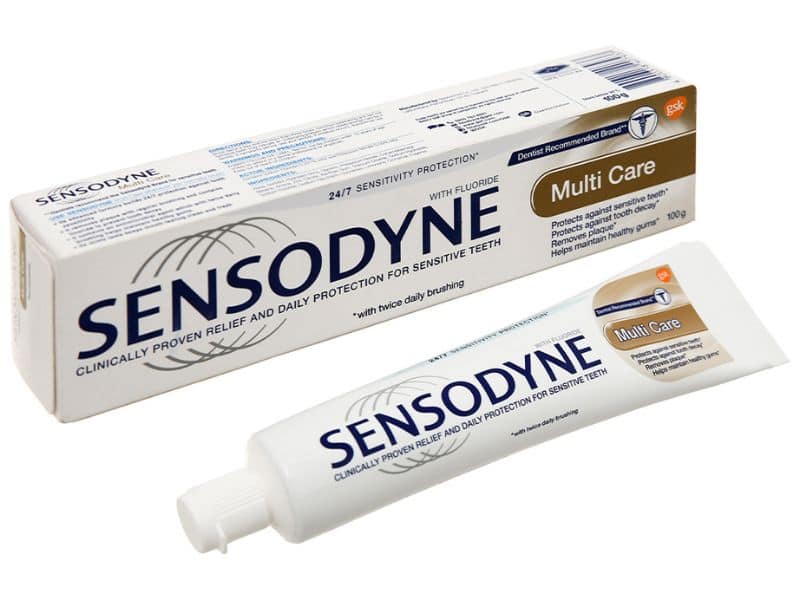 Kem đánh răng Sensodyne Multi Care giúp bảo vệ răng ê buốt mỗi ngày