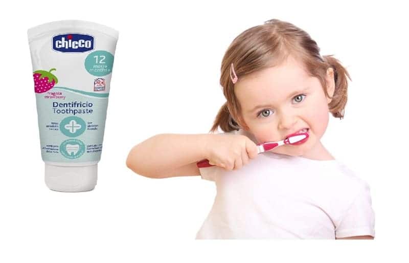 Kem đánh răng Chicco cho bé 1 tuổi